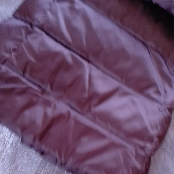 WOMENS COSTCO KIRKLAND SIGNATURE DOWN BROWN PUFFER JACKET - Picture 8 of 9